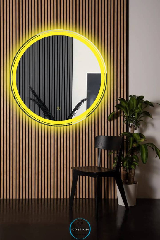 آینه بک لایت گرد کد 172