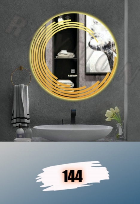آینه بک لایت گرد کد 144