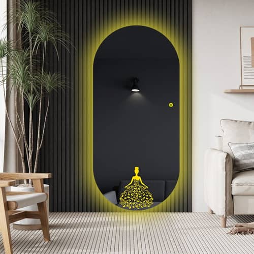 آینه بک لایت قدی