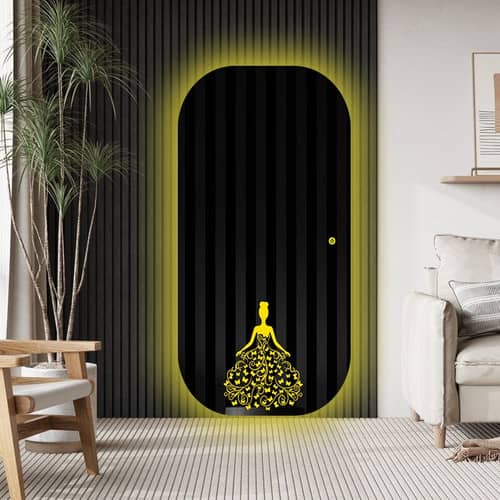 آینه بک لایت قدی