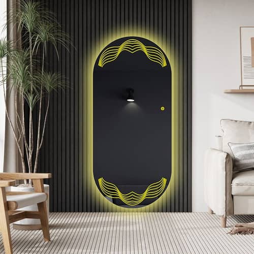 آینه بک لایت قدی